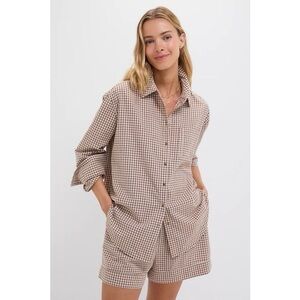 Tuckernuck Studio McGee Gingham Cotton Shirt Cotton